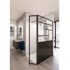Image de AURYS Paroi de douche en kit BALEARES® ATELIER N°14 - Verre Timeless 8 mm trempé by Saint-Gobain - L.100 cm x H.198 cm