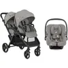 Image de JOIE - Poussette Duo Double Evalite Duo + Siège auto i-Snug 2 Pebble