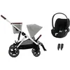 Image de CYBEX - Poussette Duo Gazelle S SLV + Cloud T Stone Grey