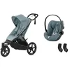 Image de CYBEX - Poussette Duo Avi Stormy Blue + Cloud G3 I-size Plus Stormy Blue Cybex