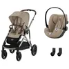 Image de CYBEX - Poussette Duo Gazelle S TPE + Cloud G3 Plus Almond Beige