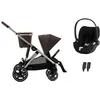 Image de CYBEX - Poussette Duo Gazelle S + Cloud T I-size Chocolate Brown