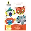 Image de Kit Créatif - 4 Masques De La Jungle À Fabriquer Et Décorer