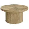 Image de ALMA Table basse en canne de rotin ronde en occasion ou reconditionné