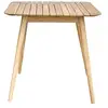Image de Table de jardin carrée 24p en teck massif naples 800031