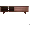 Image de Meuble TV design noyer FIFTIES - MILIBOO - Contemporain - Design - Bois massif - L140 x P40 x H41 cm