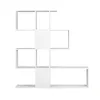 Image de Miliboo - Bibliothèque ouverte séparateur design blanc laqué brillant L139 cm COMO