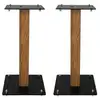 Image de Pieds d enceintes enova hifi majesty 50 noir et bois vendus par paire