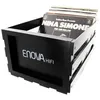 Image de Caisse de rangement - ENOVA - VBS 120 BL - 120 vinyles - Finition noire - Bois