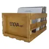Image de Accessoire Platine Vinyle Enova Hifi Caisse De Stockage Pour Jusqu''a 120 Disques Vinyle Vbs 120 Wd Bois
