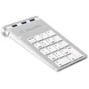 Image de XtremeMac Aluminium Keypad 3 ports USB - Pavé numérique ultra fin avec touches plates et 3 ports USB 3.0 ( Catégorie : Pavé