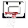 Image de Mini panier de basket intérieur 40cm blanc