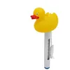 Image de Thermomètre flottant canard pour piscine avec cordon - Linxor