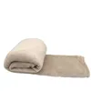 Image de Couverture plaid polaire 150 x 200 cm en flanelle ultra doux - Beige - Vivezen