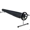 Image de Couverture bâche de protection pour enrouleur de piscine - 5.80 m - Noir - Linxor