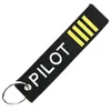 Image de CLJ - Porte-clés - PILOT - Pilote de ligne - Aviation - Noir - Sécurité aviation - Urgence