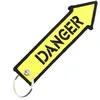 Image de CLJ - Porte-clés - DANGER - Jaune - Sécurité aviation - Urgence