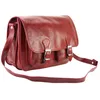 Image de Tony & Paul - Besace - PAMELA - Cuir marron-rouge - Homme