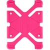 Image de Coque Pour Tablette 8.9 À 12 Pouces Universel Bumper Silicone Gel Mode Support Rose