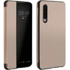Image de Housse Pour Huawei P30 Étui Grande Fenêtre Translucide Coque Rigide Dorée