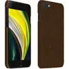 Image de Coque Pour Iphone Se 2022 / 2020 Et 8 / 7 Rigide Finition Tissu Anti-traces Marron