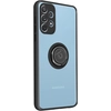 Image de Coque Pour Samsung Galaxy A32 Bi-matière Bague Métallique Support Vidéo Noir