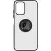 Image de Coque Pour Xiaomi Redmi Note 10 / Note 10s Bi-matière Bague Métallique Support Noir