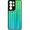 Image de Coque Pour Samsung Galaxy S21 Ultra Hybride Holographique Brillant Fine Légère Vert