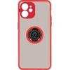 Image de Coque Pour Iphone 11 Antichoc Avec Anneau Magnétique Rotatif Rouge