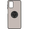 Image de Coque Pour Samsung Galaxy A03s Bi-matière Bague Métallique Support Noir