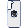 Image de Coque Pour Samsung Galaxy S22 Plus Bi-matière Bague Métallique Support Vidéo Bleu