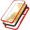 Image de Coque Pour Samsung Galaxy S22 Dos Plexiglas Et Avant Polymère Contour Rouge