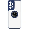 Image de Coque Pour Galaxy A33 5g Antichoc Avec Anneau Magnétique Rotatif Bleu Nuit