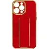 Image de Coque Pour Iphone 13 Pro Max Béquille Pliable Système Magnétique Rouge