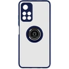Image de Coque Pour Poco M4 Pro 5g/redmi Note 11s 5g Bi-matière Bague Support Bleu