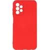 Image de Coque Pour Samsung Galaxy A13 4g Semi-rigide Soft-touch Fine Rouge