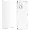 Image de Coque Poco X4 Gt Silicone Souple Film Verre Trempé 9h Transparent