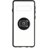 Image de Coque Pour Samsung Galaxy S10 Bi-matière Bague Métallique Support Vidéo Noir