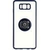 Image de Coque Pour Galaxy S8 Antichoc Avec Anneau Magnétique Rotatif Bleu Nuit