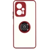 Image de Coque Pour Xiaomi Poco X4 Gt Bi-matière Bague Métallique Support Vidéo Rouge