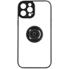 Image de Coque Pour Iphone 14 Pro Bi-matière Bague Métallique Support Vidéo Noir