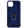 Image de Coque iPhone 14 - Antichoc - Bleu nuit - Bague de maintien - Support vidéo - Bi-matière