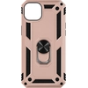 Image de Coque Pour Iphone 14 Hybride Antichoc Bague De Maintien Support Vidéo Rose Champagne