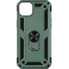 Image de Coque Pour Iphone 14 Plus Hybride Antichoc Bague De Maintien Support Vidéo Vert