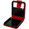 Image de Coque Pour Samsung Z Flip 4 Clapet Avec Languette Magnétique Rouge