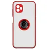 Image de Coque - AVIZAR - Samsung Galaxy Xcover 6 Pro - Bi-matière - Rouge - Bague Métallique