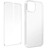 Image de Coque Pour Iphone 14 Plus Silicone Gel Et Film Verre Trempé 9h Transparent