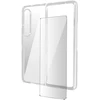 Image de Coque Pour Galaxy Z Fold 4 Silicone Gel Et Film Verre Trempé 9h Transparent