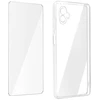 Image de Coque Pour Galaxy Xcover 6 Pro Silicone Gel Et Film Verre Trempé 9h Transparent