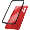 Image de Coque Intégrale Pour Samsung Galaxy A23 5g Arrière Rigide Et Avant Souple Rouge